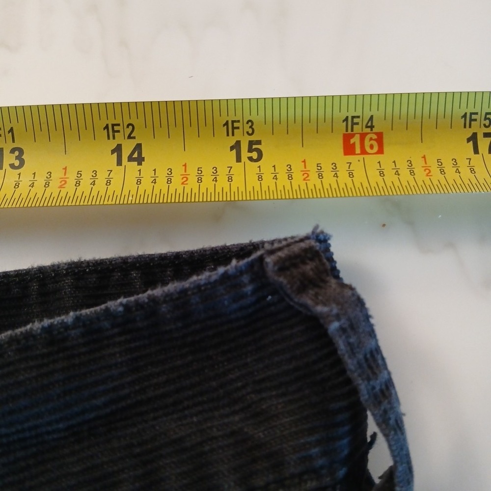Levis 569 Corduroy Low Loose Fit Jeans Mens 32X25 Black - Picture 6 of 8